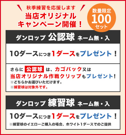 ダンロップ当店オリジナルキャンペーン開催!